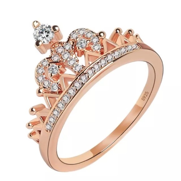 Jewelry - Rose Gold Princess Crown Ring
